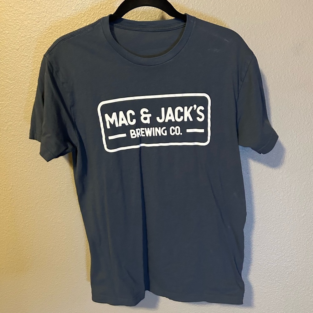 Mac & Jack's Men's Short-Sleeve Logo Tee — Navy